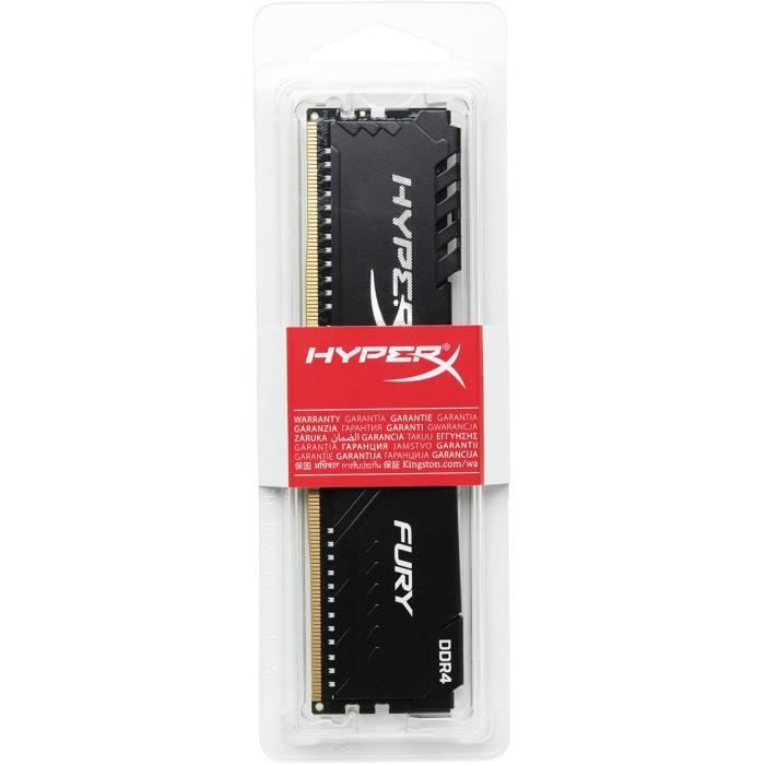 HYPERX FURY - Mémoire PC RAM - 4Go (1x4Go) - 3200 MHz - DDR4 - CAS 16 (HX432C16FB3/4)