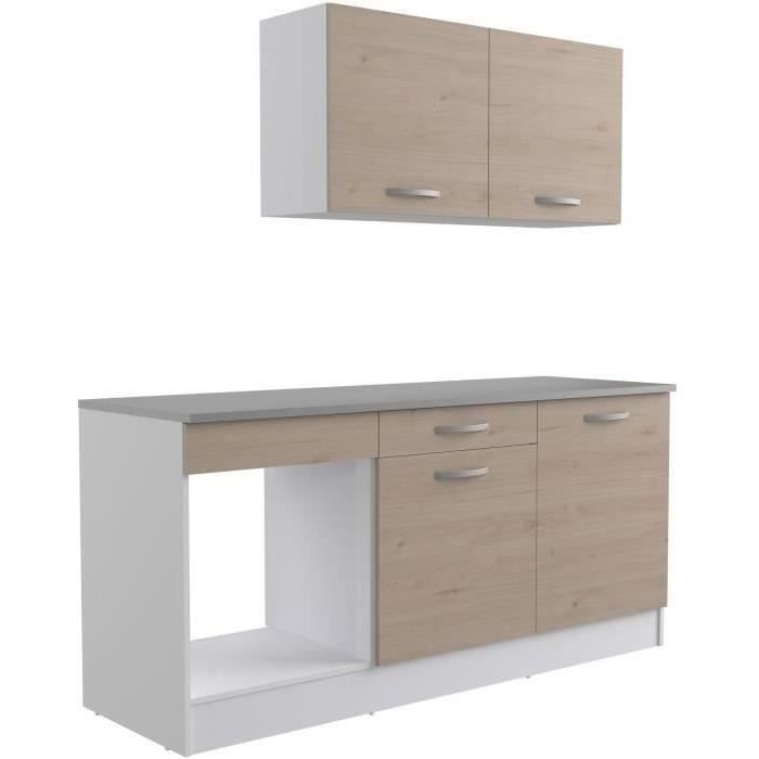 Image secondaire de Cuisine complète OSLO 180 cm en Chêne avec plan de travail inclus