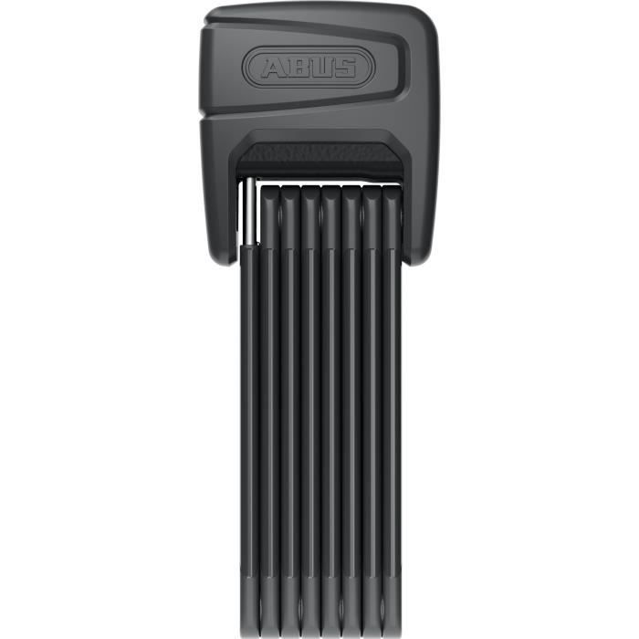 Antivol pliable - ABUS - BORDO ONE 6000A/120 - Support SH + RC - Noir