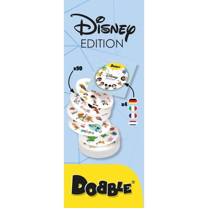 Dobble: Disney 100 anni§Zygomatic - Gioco da tavolo - 5 minigiochi - dai 6 anni