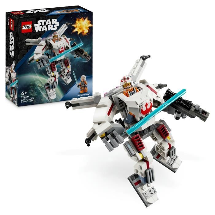 LEGO Star Wars 75390 Juguete de construcci�n del robot Ala-X de Luke Skywalker para ni�os