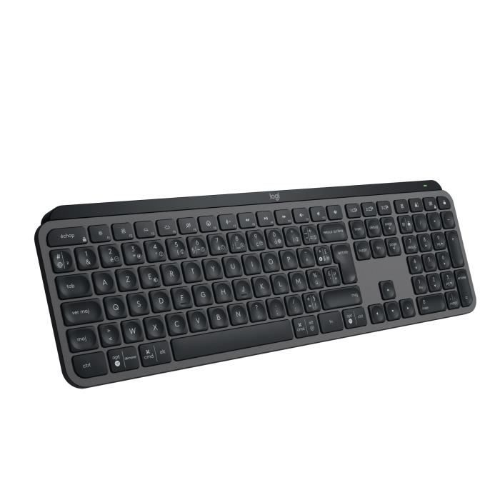Tastiera Wireless - LOGITECH - MX Keys S - Bluetooth - Retroilluminata - Tasti silenziosi - Grafite