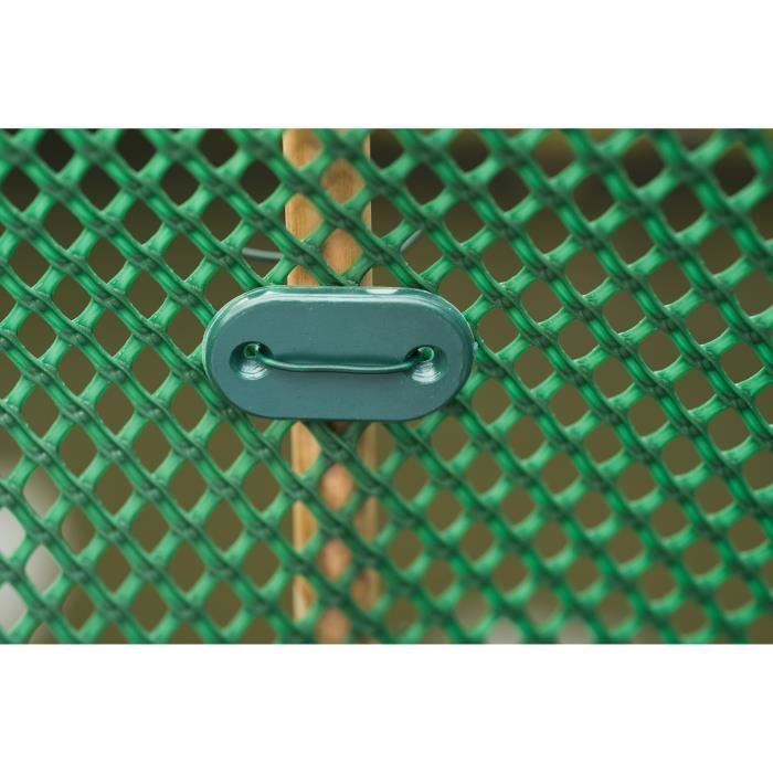 Green fixing set 26 clips and 4m of wire