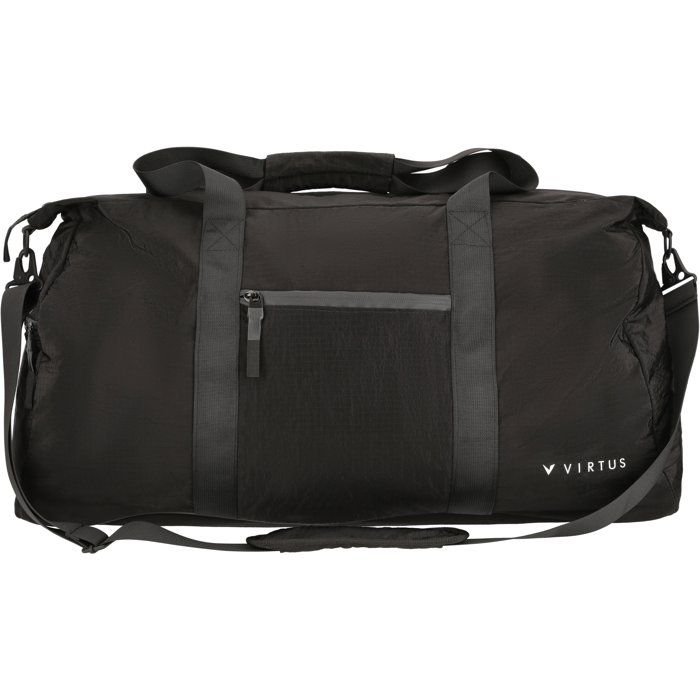 Sac de Sport VIRTUS Vinston Imperméable en Tissu Ripstop Noir