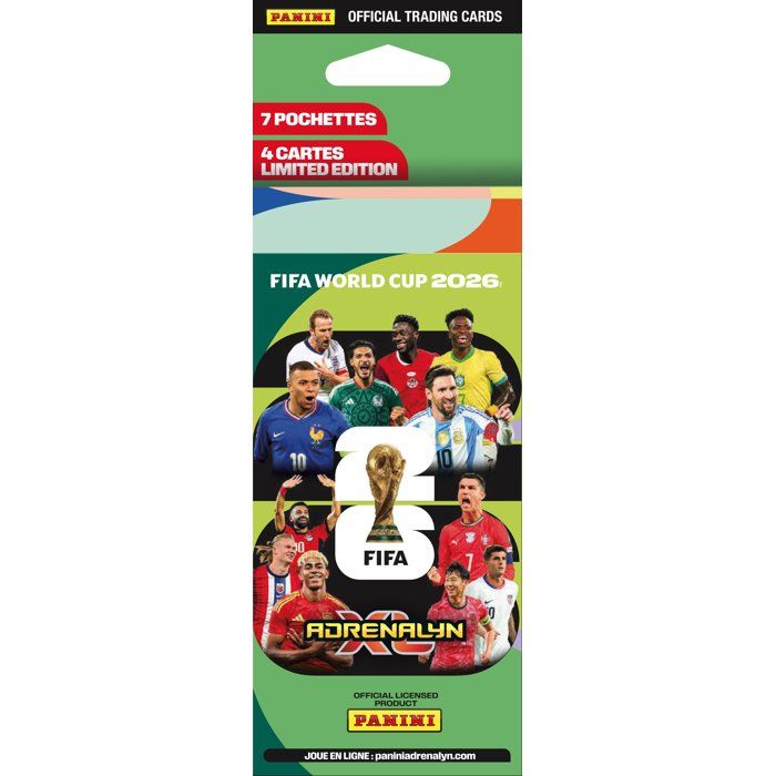 Image secondaire de Blister PANINI Coupe du Monde FIFA 2026 - 7 Pochettes de Cartes
