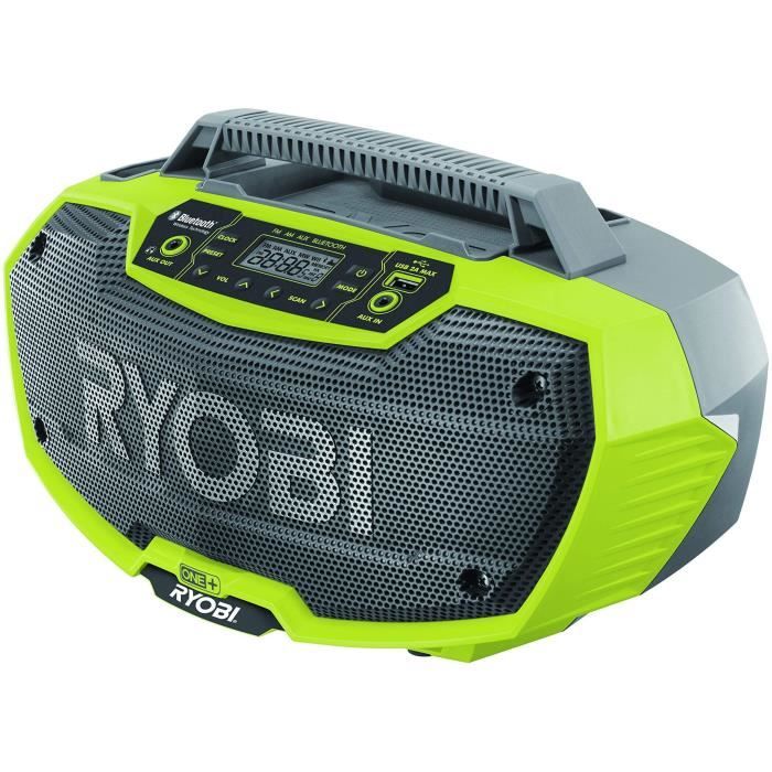 Image secondaire de RYOBI - Radio de chantier 18V ONE+ stéréo Bluetooth AM/FM - port de charge USB - R18RH-0