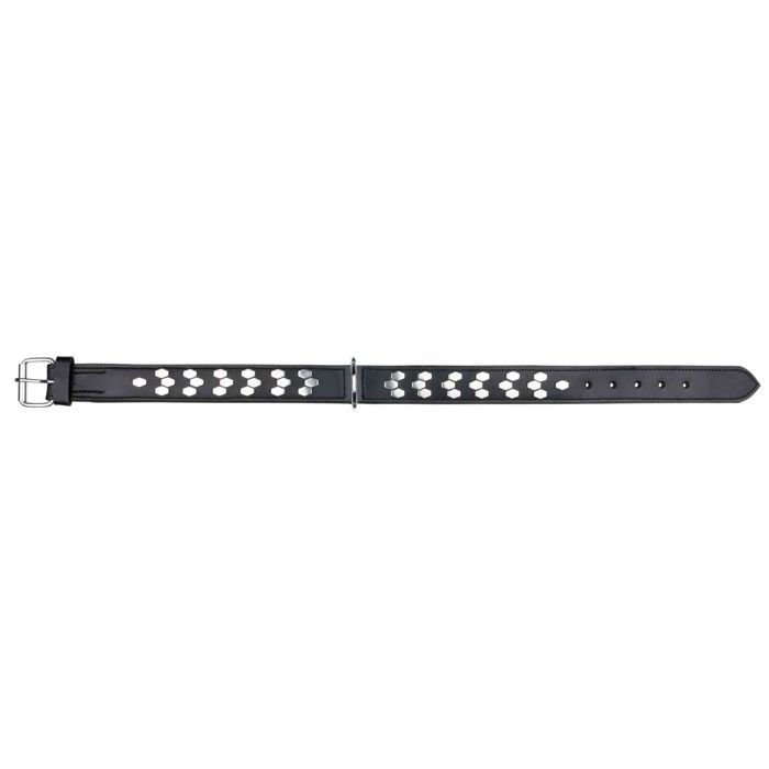 Cuello activo TRIXIE - Diseño estilizado - Piel - Talla L/XL - 55–65 cm - Negro