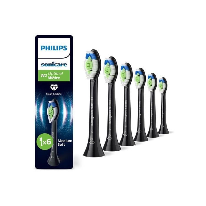 Image secondaire de Brossette dentaire Philips Sonicare HX6066/88 Optimal White Tetes de brosse a dents standard - Lot de 6