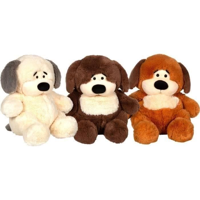 Image secondaire de Peluche chien Chubby Dog - GIPSY TOYS - 40 cm Marron