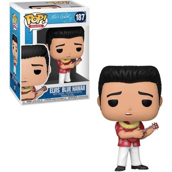 Figurine Funko Pop! Rocks: Elvis- Blue Hawaii