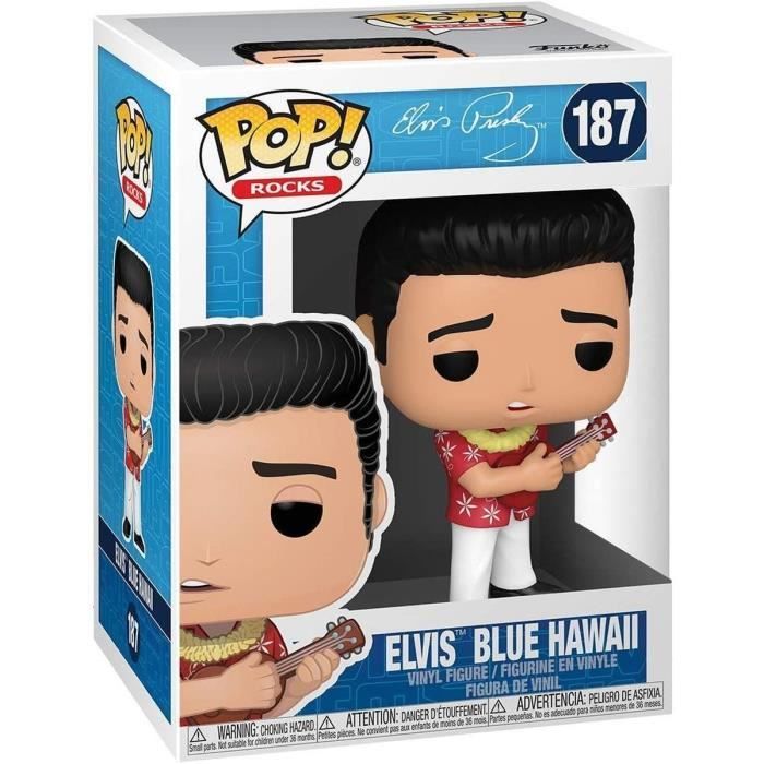 Figurine Funko Pop! Rocks: Elvis- Blue Hawaii