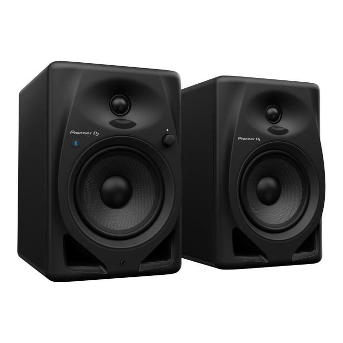 Pair of Pioneer DJ DM-50D-BT monitoring speakers - Bluetooth - Bass Reflex - 2x25W - DJ or Production mode - Black