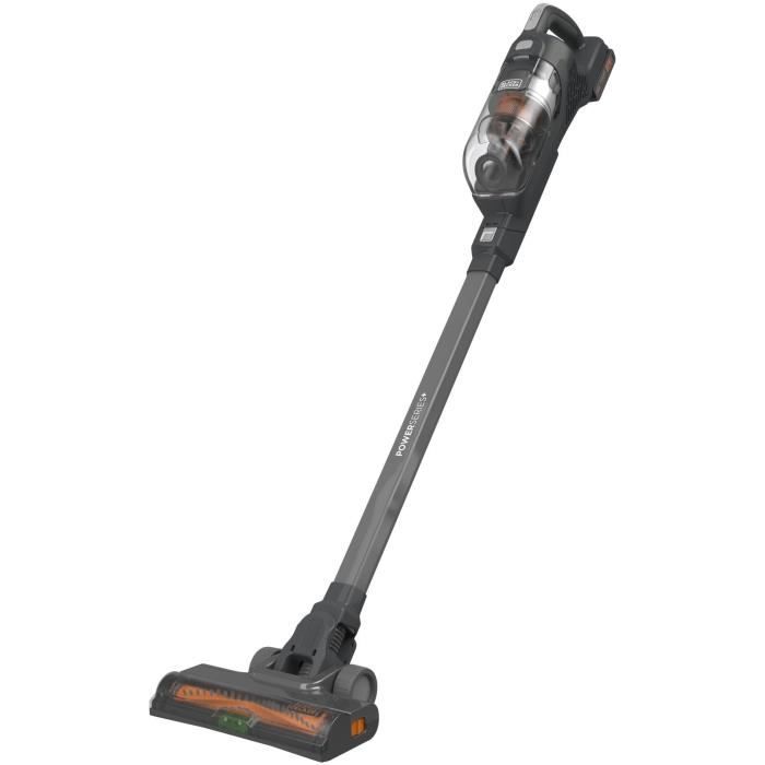 Aspirateur balai - BLACK & DECKER - BHFEA18D1-QW - 33 AW - 18 V 2,0 Ah - 2 vitesses - Gris titane