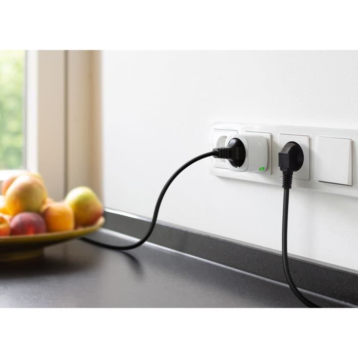Prise intelligente EVE ENERGY - Compteur de consommation - Programmes intégrés - Technologie Apple HomeKit Bluetooth Thread