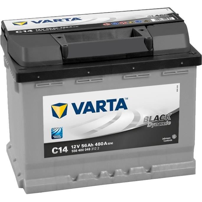 Batterie VARTA Black Dynamic 56Ah / 480A (C14)