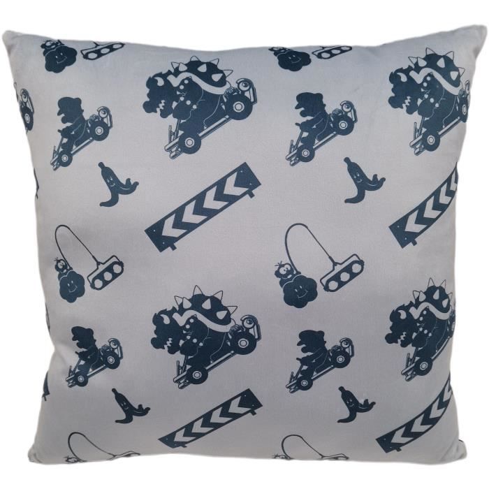 Image secondaire de Coussin double face - Carré - MARIO BROS - Mario vs Bowser - Microfibre - 40 x 40 cm