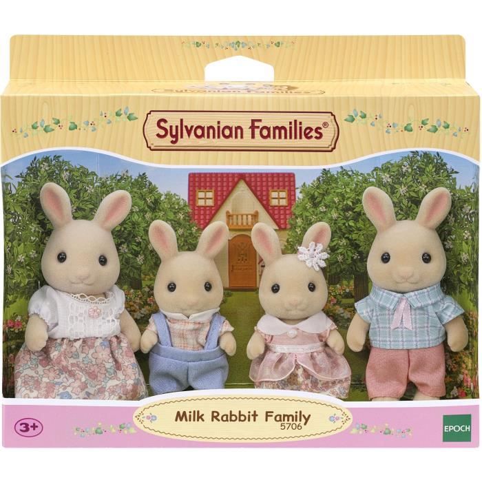 Statuine in miniatura - SYLVANIAN FAMILIES - 5706 - La famiglia dei Conigli Creme