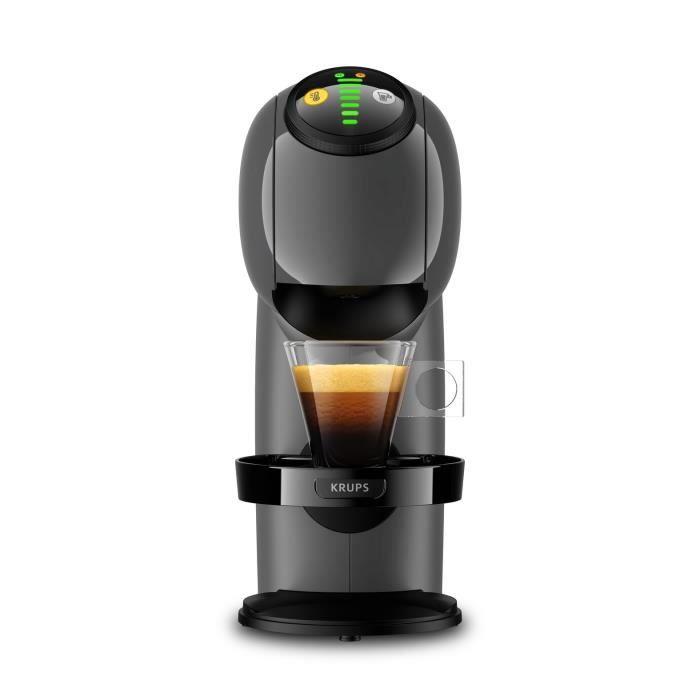 KRUPS NESCAFE DOLCE GUSTO YY4893FD Machine a café + 2 boites de capsules espresso et macchiato + mug Starbucks, Compact, Anthracite