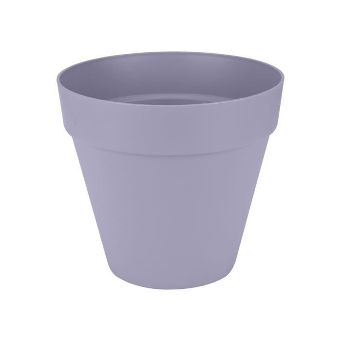 Vaso da fiori - Elho - Loft Urban Round - Viola - L 29 x P 28,5 x H 26 cm - Esterno - 100% riciclato
