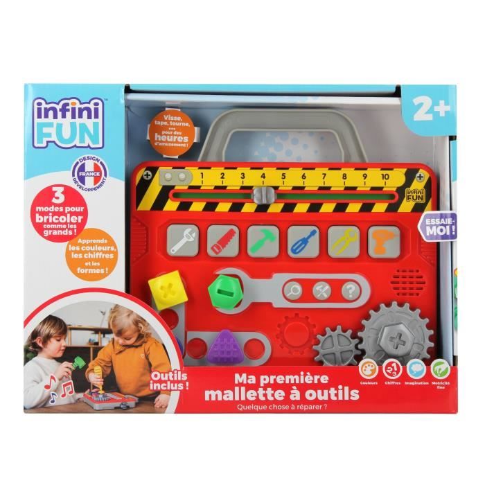Valigetta degli attrezzi - KD - La mia prima valigetta degli attrezzi - 6 attività e 3 modalità di gioco per un divertimento sicuro