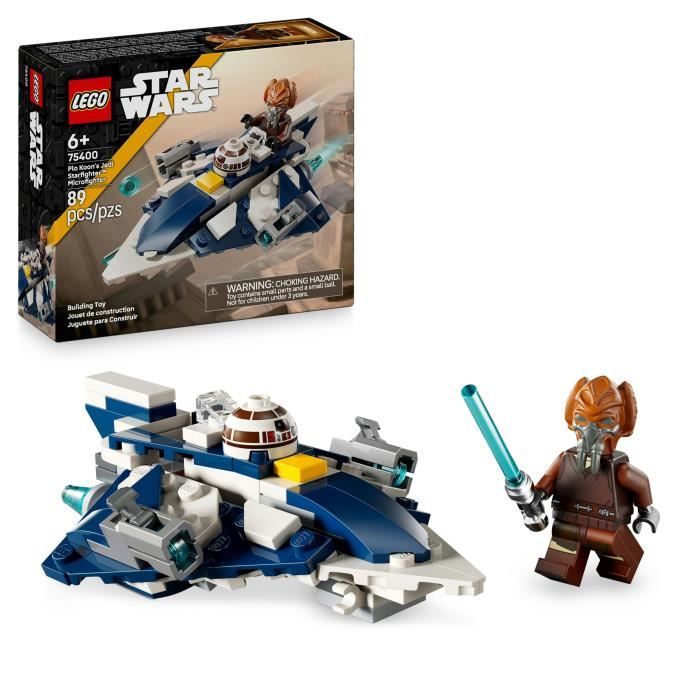 LEGO Star Wars: The Clone Wars 75400 Jedi Fighter Microfighter de Plo Koon - Juego para ni�os de 6 a�os