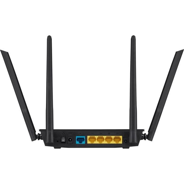 Routeur sans fil - ASUS - RT-AC1200 v.2 - Routeur Wi-Fi AC 1200 Mbps Double Bande avec 4 antennes externes, 5 ports Ethernet Gigabit
