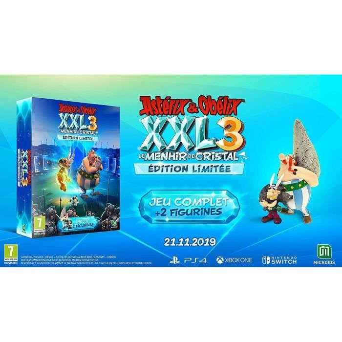 Astérix & Obélix XXL 3 Le Menhir de Cristal Edition Limitée Jeu PS4