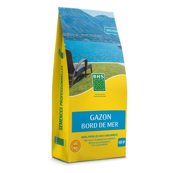 Prato - BHS - Seaside Lawn 10kg § Resistente al vento, alla siccità, alla salinità § Bellissimo prato estivo, estetico e robusto.