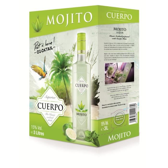 Image secondaire de Mojito Cuerpo 3L Bib 15°