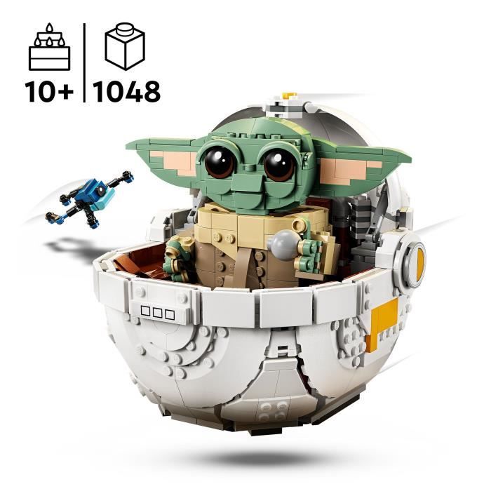 Image secondaire de LEGO Star Wars : The Mandalorian 75403 Grogu et son landau - Jeu de construction 10 ans