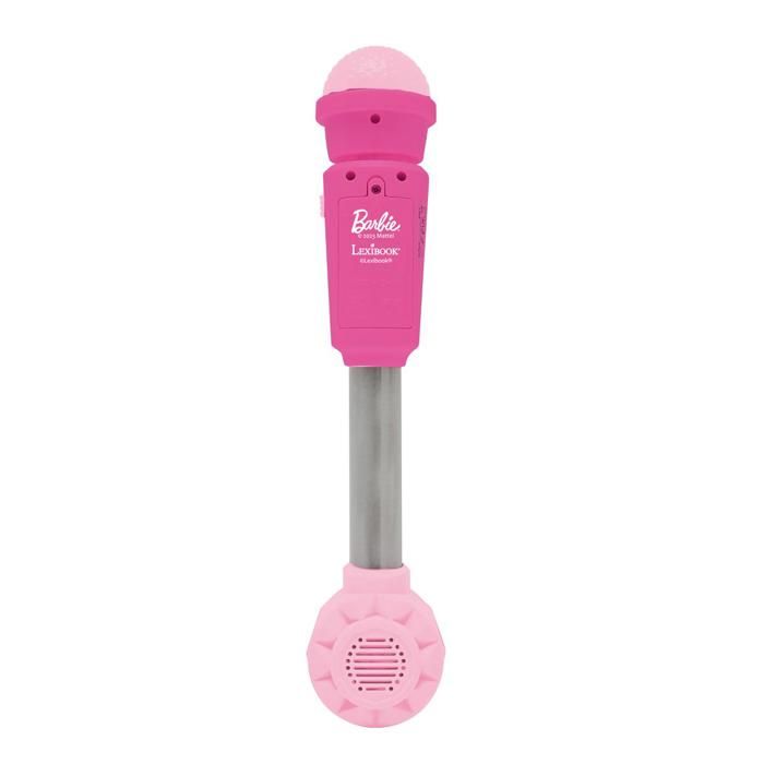 Image secondaire de Microphone Barbie lumineux avec enceinte et effets sonores