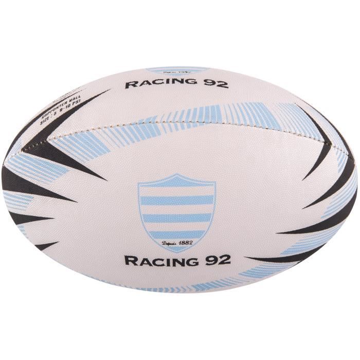 GILBERT Ballon de rugby SUPPORTER - Racing 92 - Taille 5