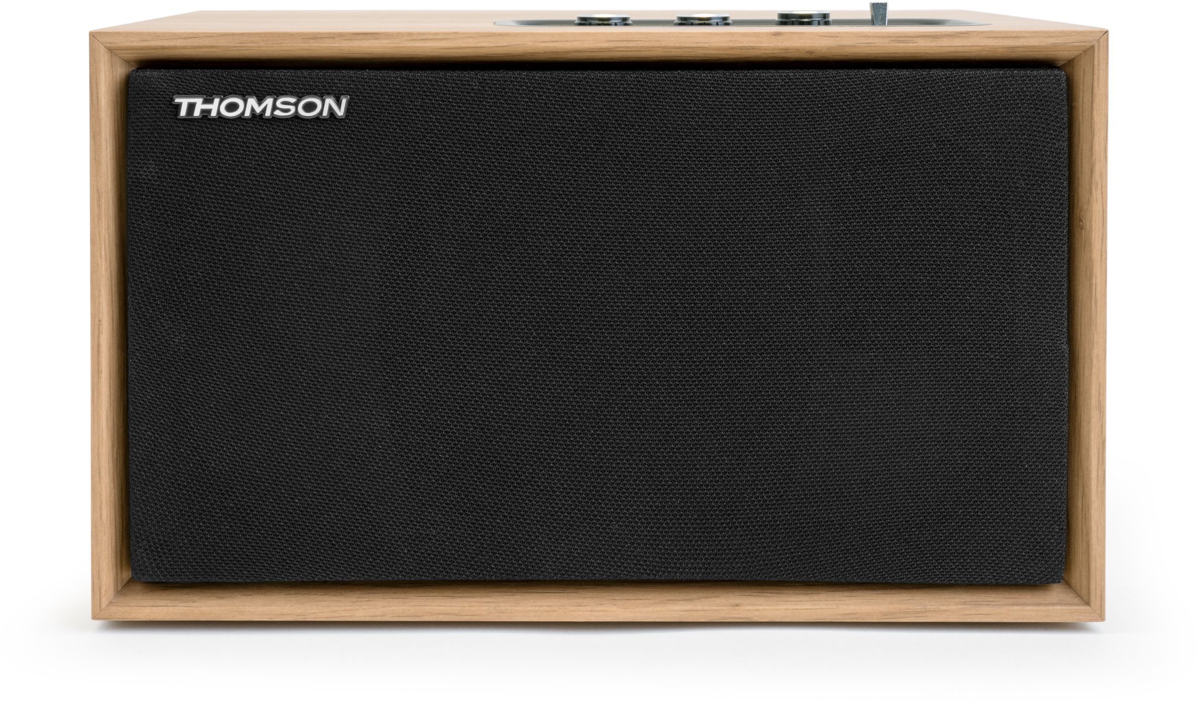 Enceinte Bluetooth - THOMSON - S - Bois et noir - 50W - Portable - Sans fil