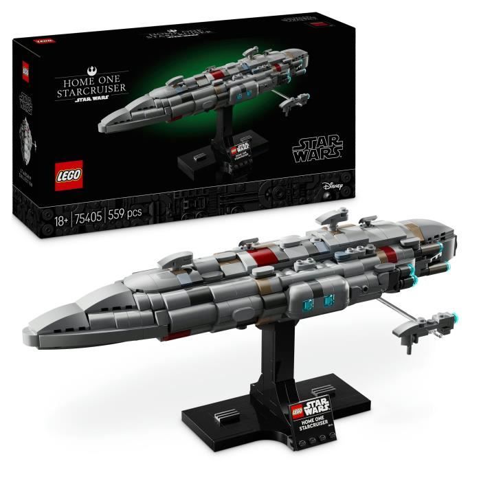 LEGO Star Wars : Le Retour du Jedi 75405 Le Starcruiser Home One - Maquette pour adulte