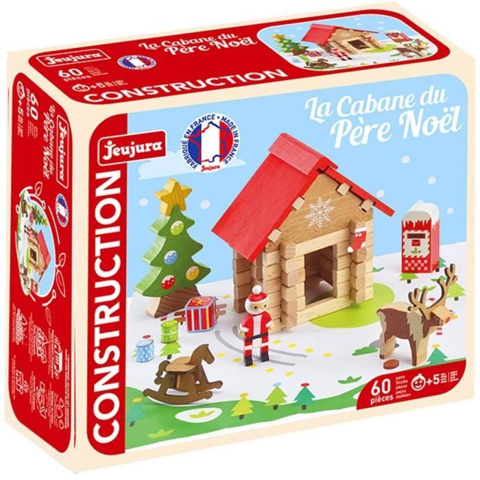 Image secondaire de La cabane du Pere Noël - Jeu de construction - JEUJURA - 60 pieces