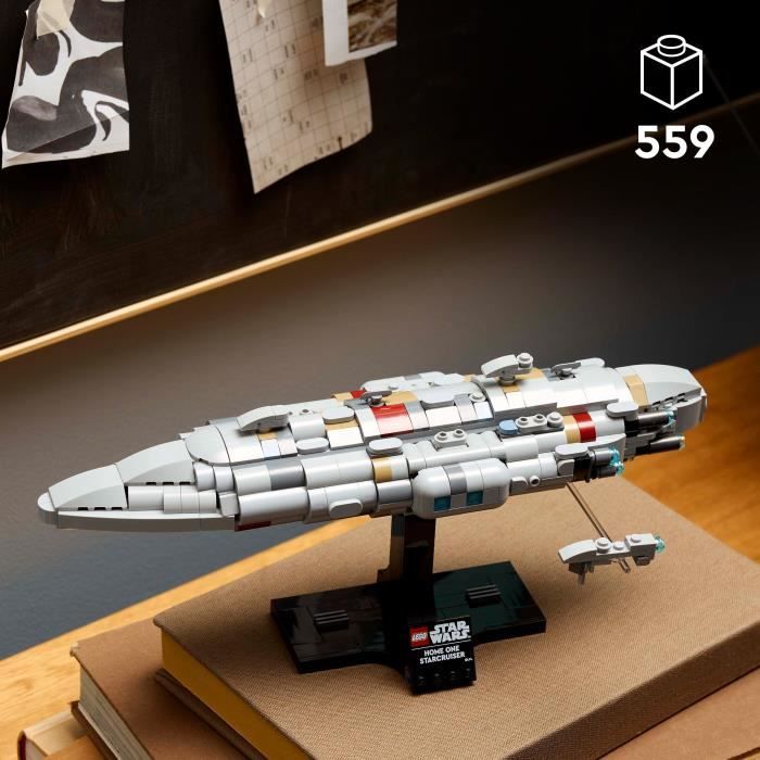 Image secondaire de LEGO Star Wars : Le Retour du Jedi 75405 Le Starcruiser Home One - Maquette pour adulte