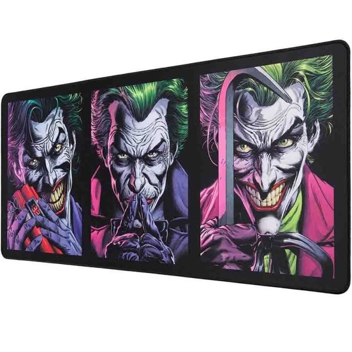 Image secondaire de Tapis de souris XXL - SUBSONIC - Joker - 90 cm x 40 cm - Antidérapant - Haute qualité
