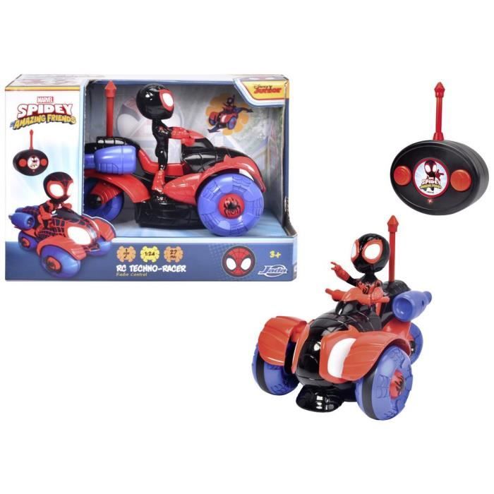 Marvel - Coche Teledirigido - 17cm - Figura incluida - A partir de 3 años