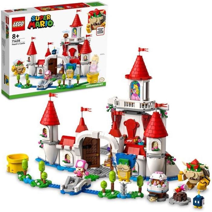 Lego Super Mario 71408 Set Di Espansione Il Castello Di Peach, Giocattolo Da Costruzione Per Bambini