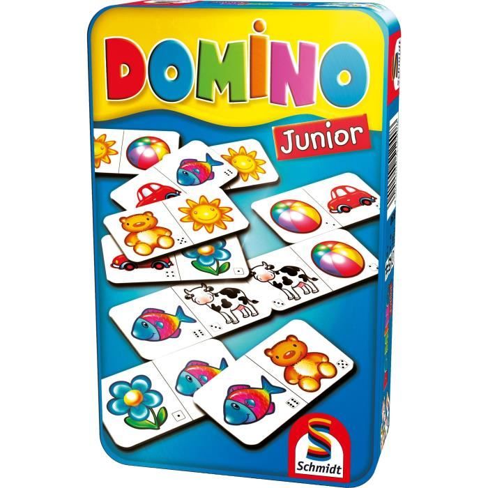 Domino Junior - Jeu de société de poche - SCHMIDT AND SPIELE