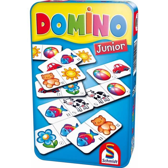 Domino Junior - Jeu de société de poche - SCHMIDT AND SPIELE
