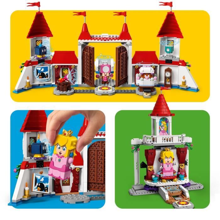 Lego Super Mario 71408 Set Di Espansione Il Castello Di Peach, Giocattolo Da Costruzione Per Bambini