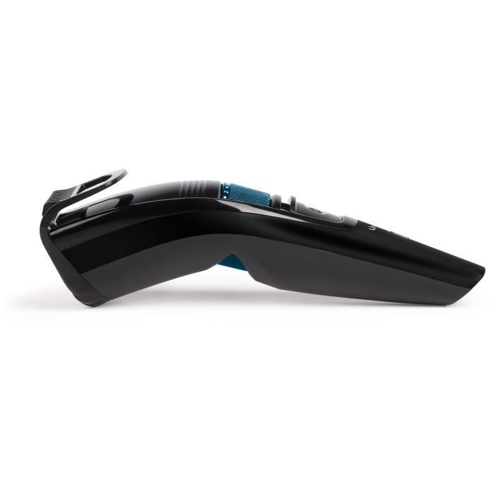 Image secondaire de Tondeuse a barbe rechargeable - LIVOO - DOS186 - 5 W - 90 min - Jusqu'a 10 mm - 20 longueurs - Noir / Bleu