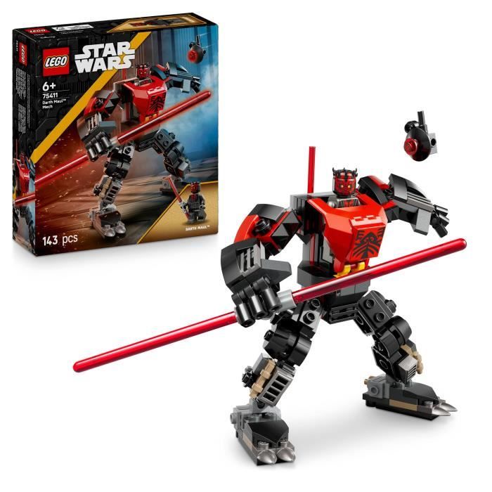 LEGO Star Wars 75411 Darth Maul Mech - Set de construcci�n para ni�os de 6 a�os en adelante