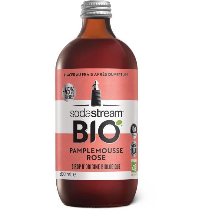 Sirop Sodastream Bio Pamplemousse rose 500ml