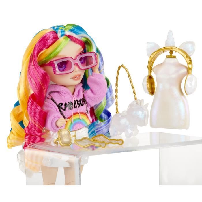 Image secondaire de Rainbow High Cristal Poupée Mannequin 27 cm - Amaya