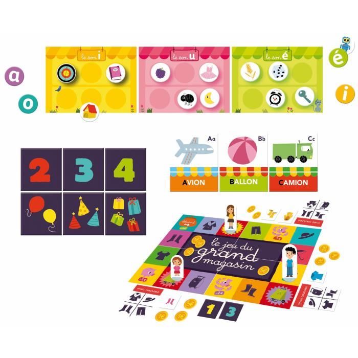 Image secondaire de Jeu éducatif - NATHAN - La Petite Ecole - Mon Grand Coffret Moyenne Section