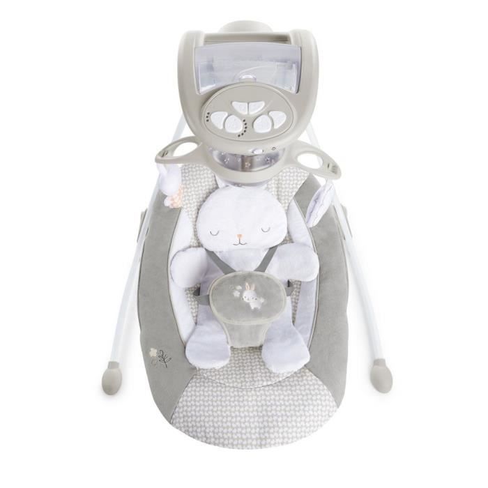 INGENUITY Balancelle bébé électrique Sons et Lumieres Twinkle Tails™