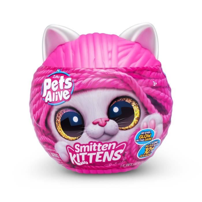Interactive Plush Toys - ZURU - Smitten Kittens S1 - 8 kittens to collect with sounds and bottle