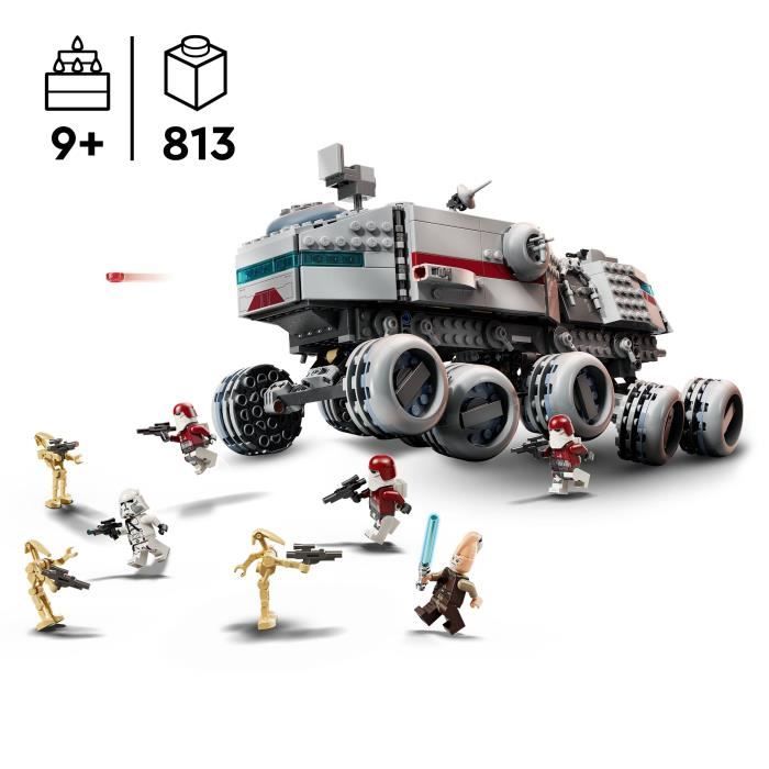 Image secondaire de LEGO Star Wars 75413 The Clone Wars Le Juggernaut de la République - Jouet enfant 9 ans